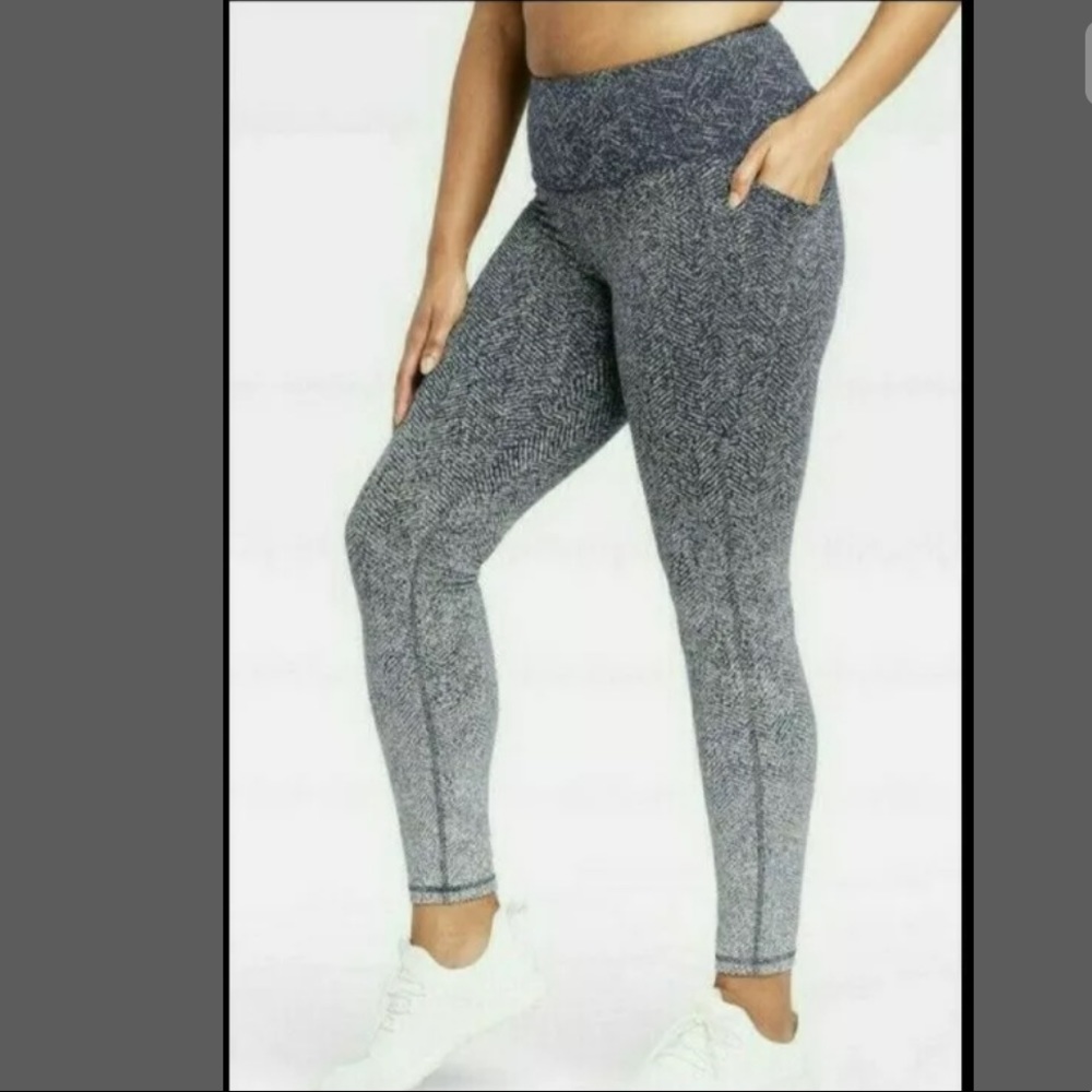 All In Motion Premium High Rise Legging Navy Blue